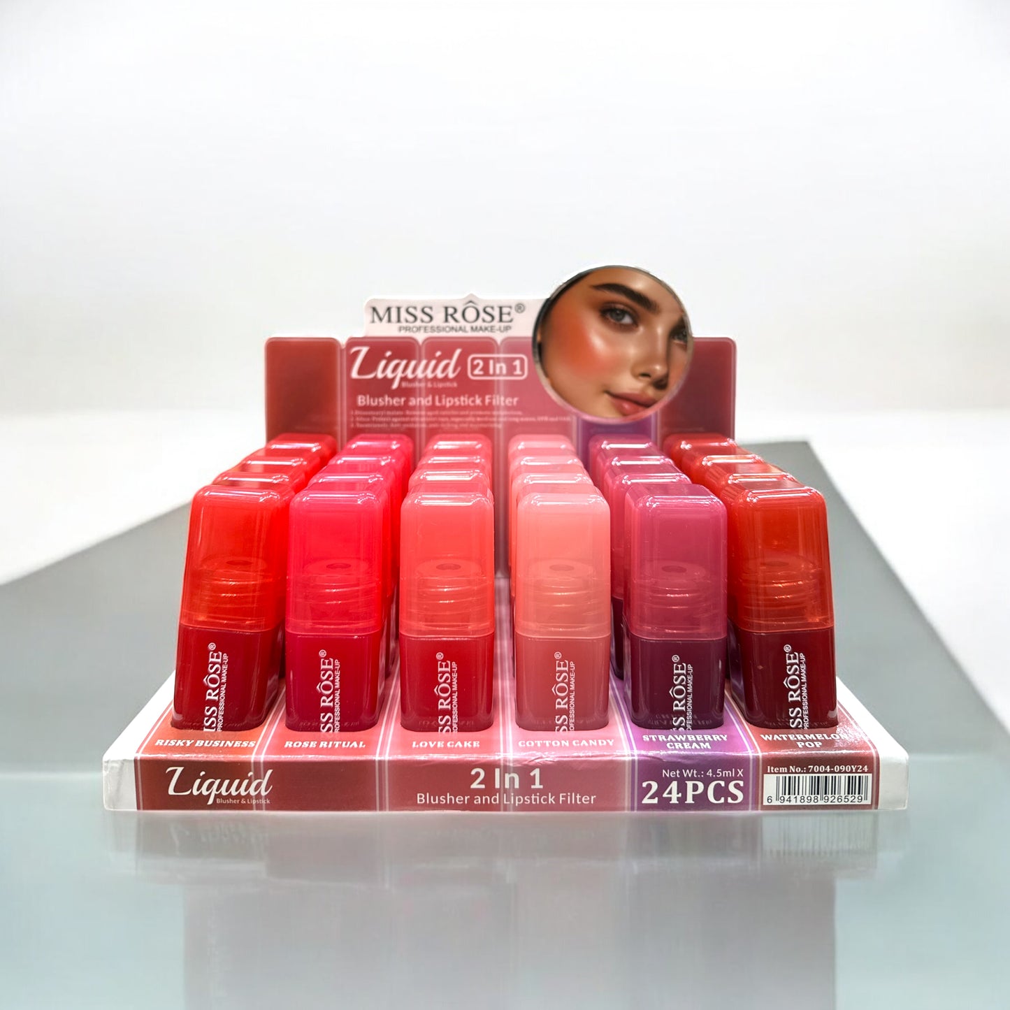 Miss Rose 2in1 Liquid Blusher + Lipstick | 7004-090Y24
