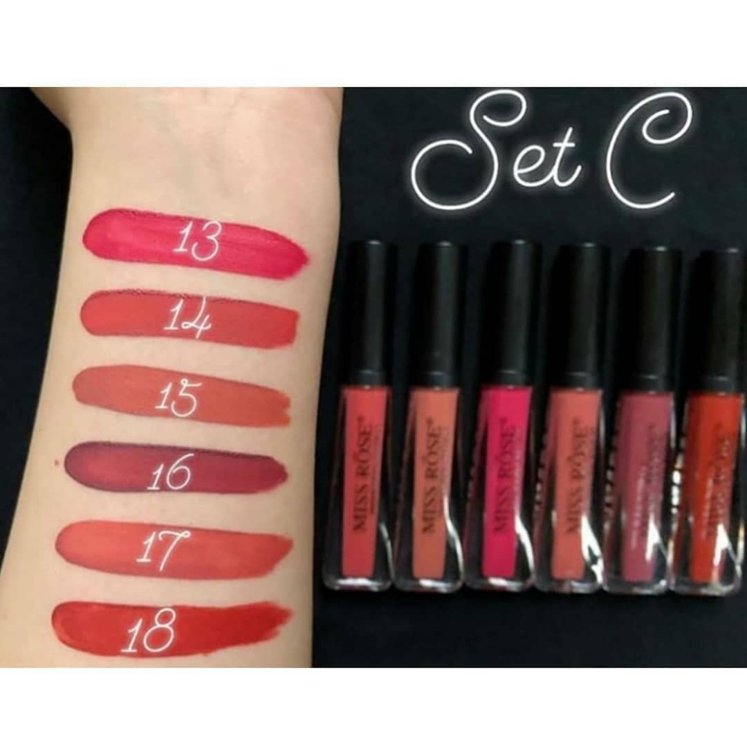 Miss Rose Trianglur Flat Lipgloss | 7701-024S