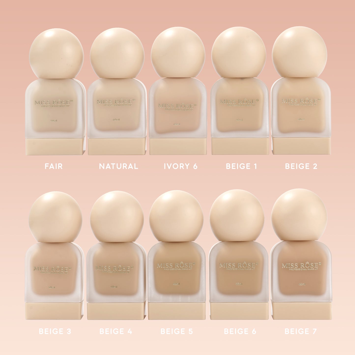Miss Rose Perfect Fitting Silk Foundation | 7601-180N