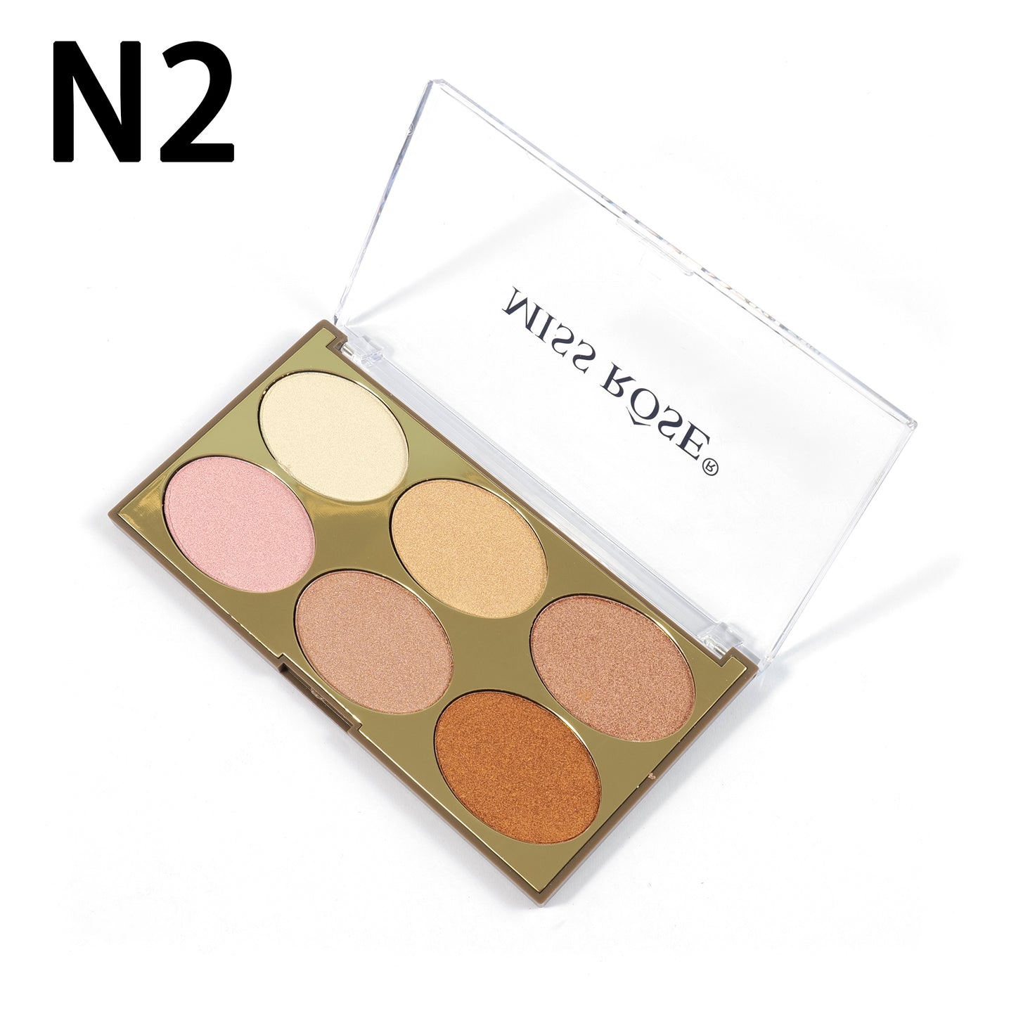 Miss Rose Gilded 6 Color Highlighter Palette | 7003-055N