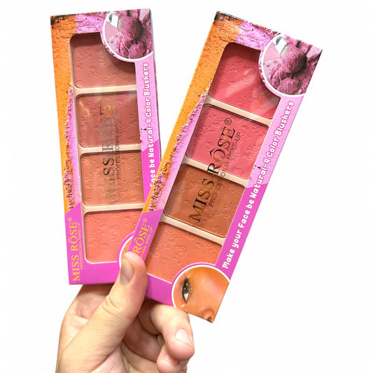Miss Rose 4 Color Blush Palette