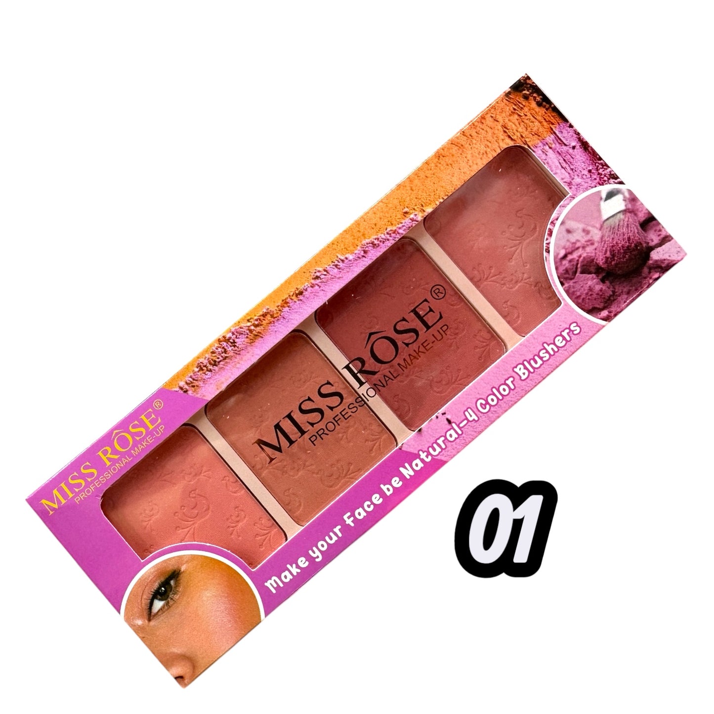 Miss Rose 4 Color Blush Palette