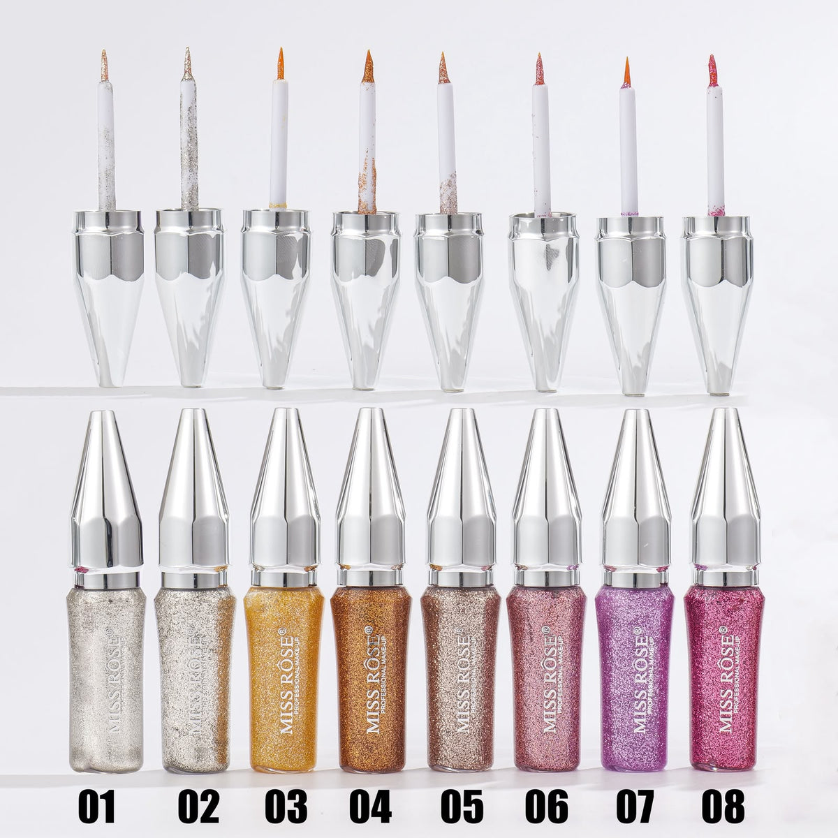 Miss Rose Glitter Eye Liner Set | 7402-025Z1