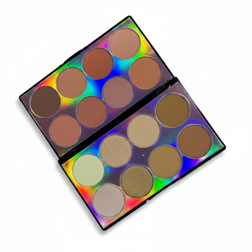 Miss Rose Blush+ Highlighter + Contour Palette