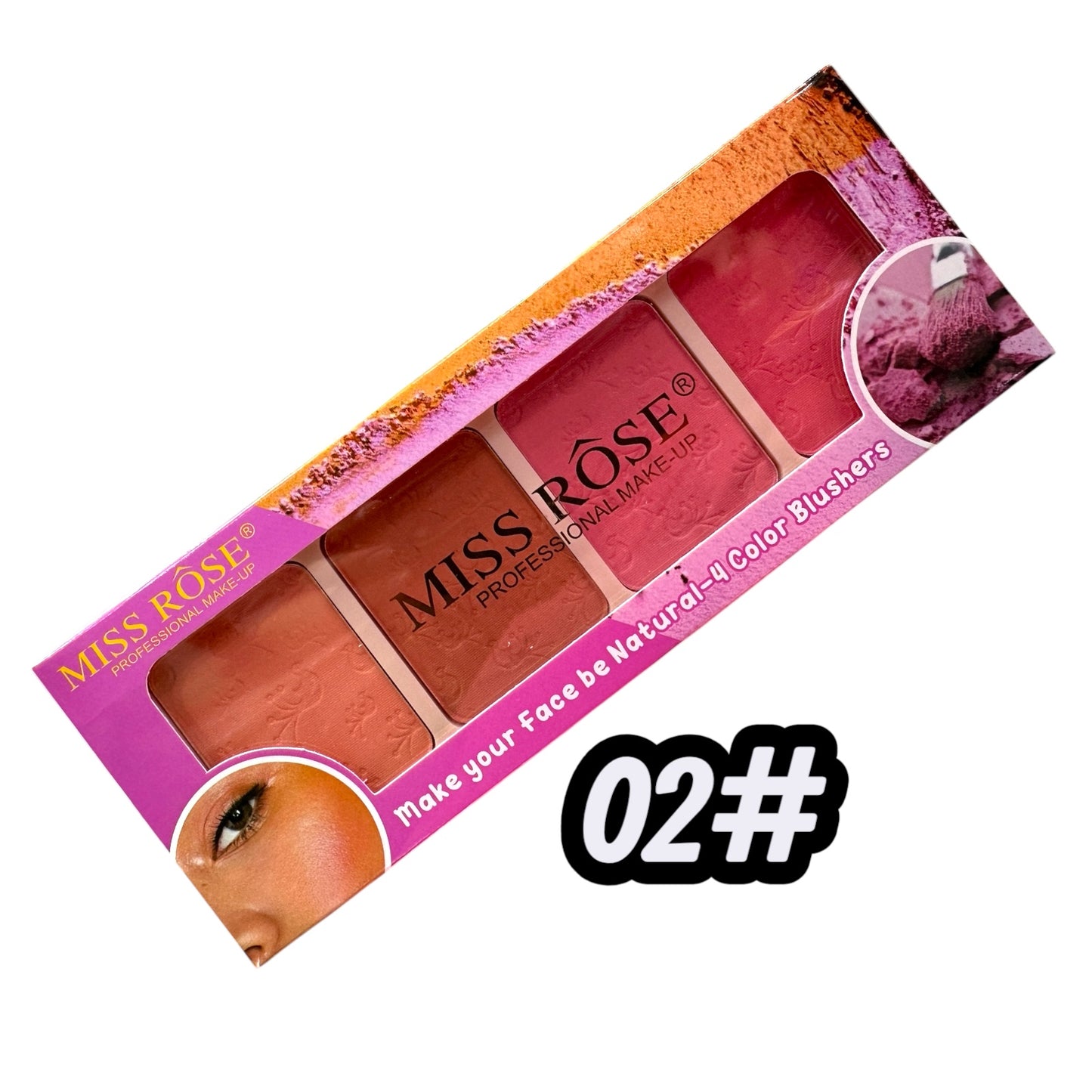 Miss Rose 4 Color Blush Palette