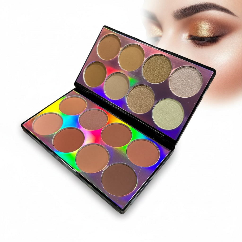 Miss Rose Blush+ Highlighter + Contour Palette