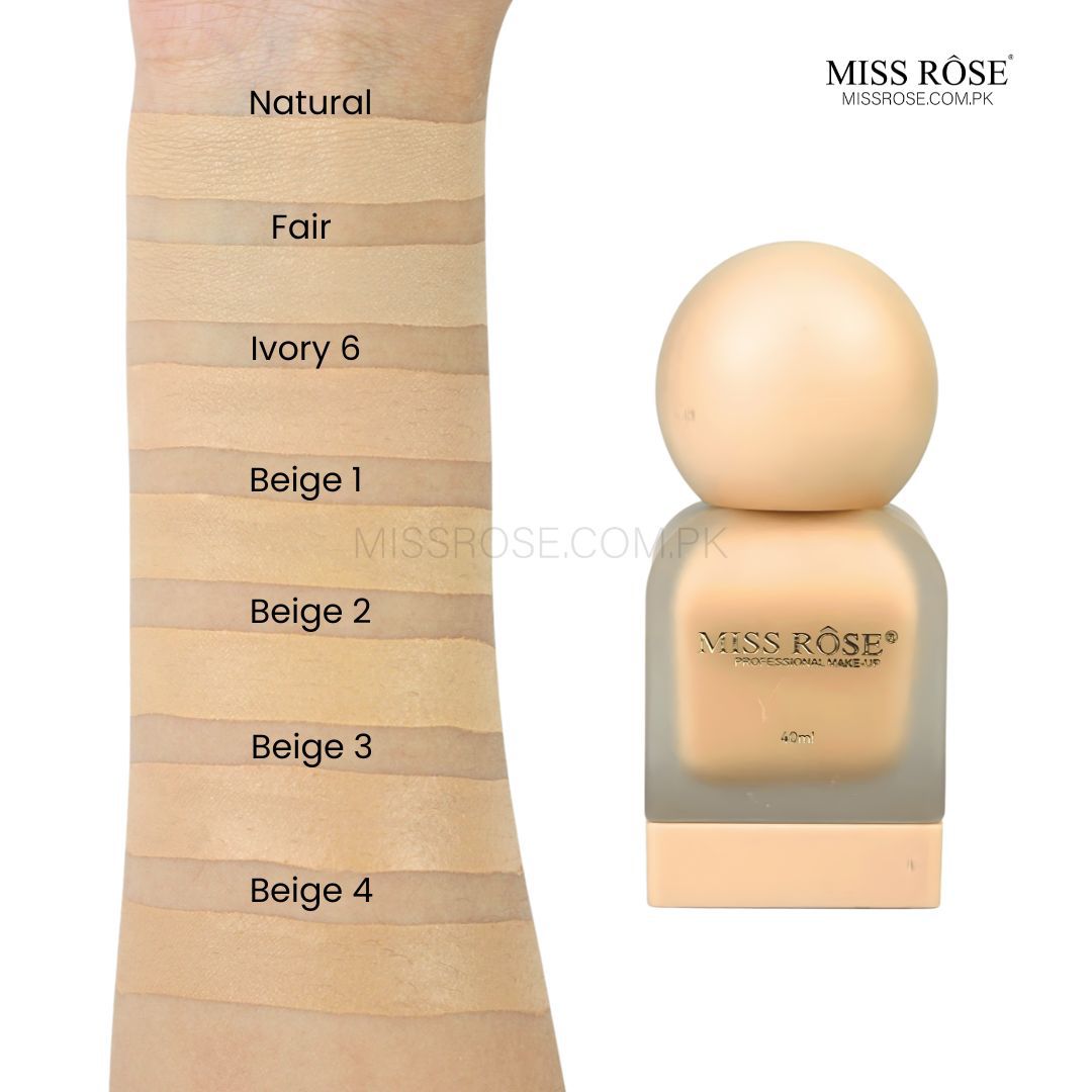 Miss Rose Perfect Fitting Skin Silky Foundation| 40ml