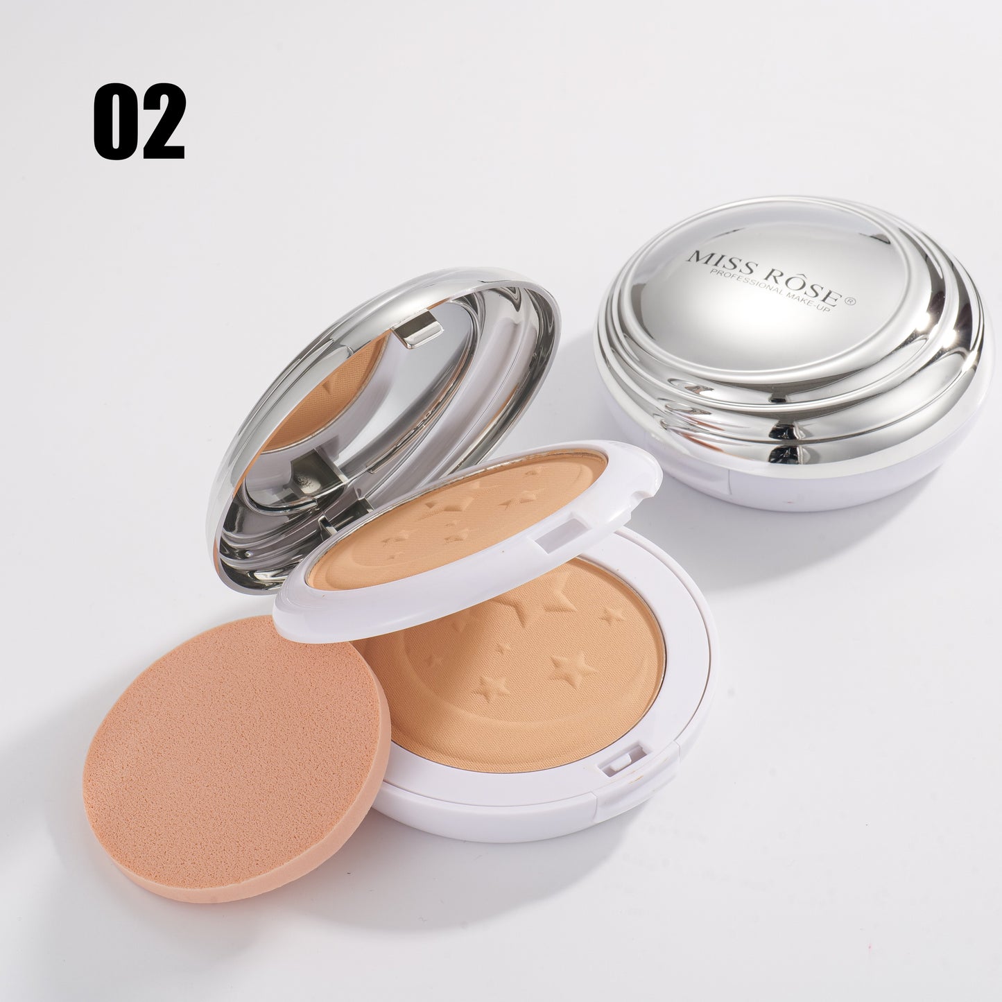 Miss Rose Moon & Back Compact  Powder | 7003-036N