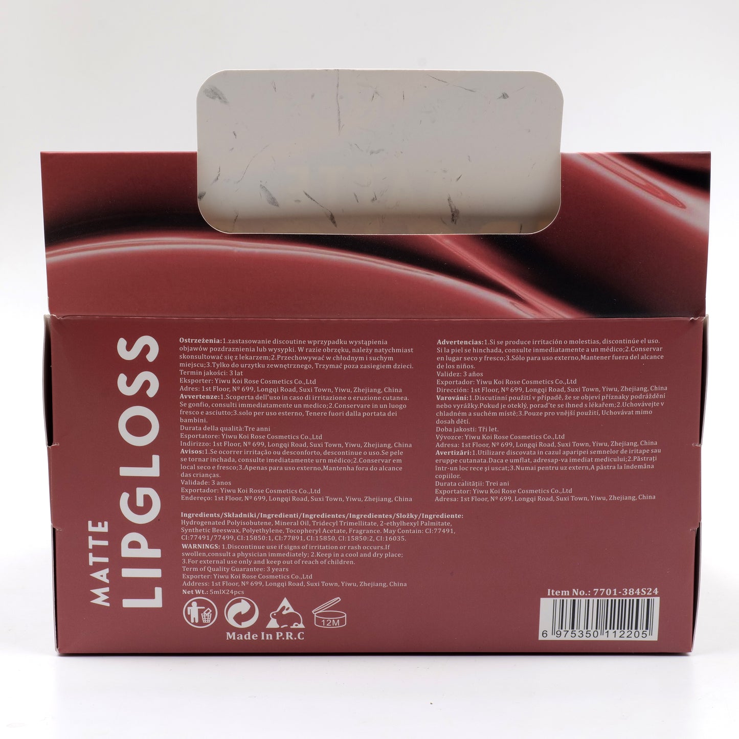 Miss Rose Matte Lipgloss | 7701-384S24