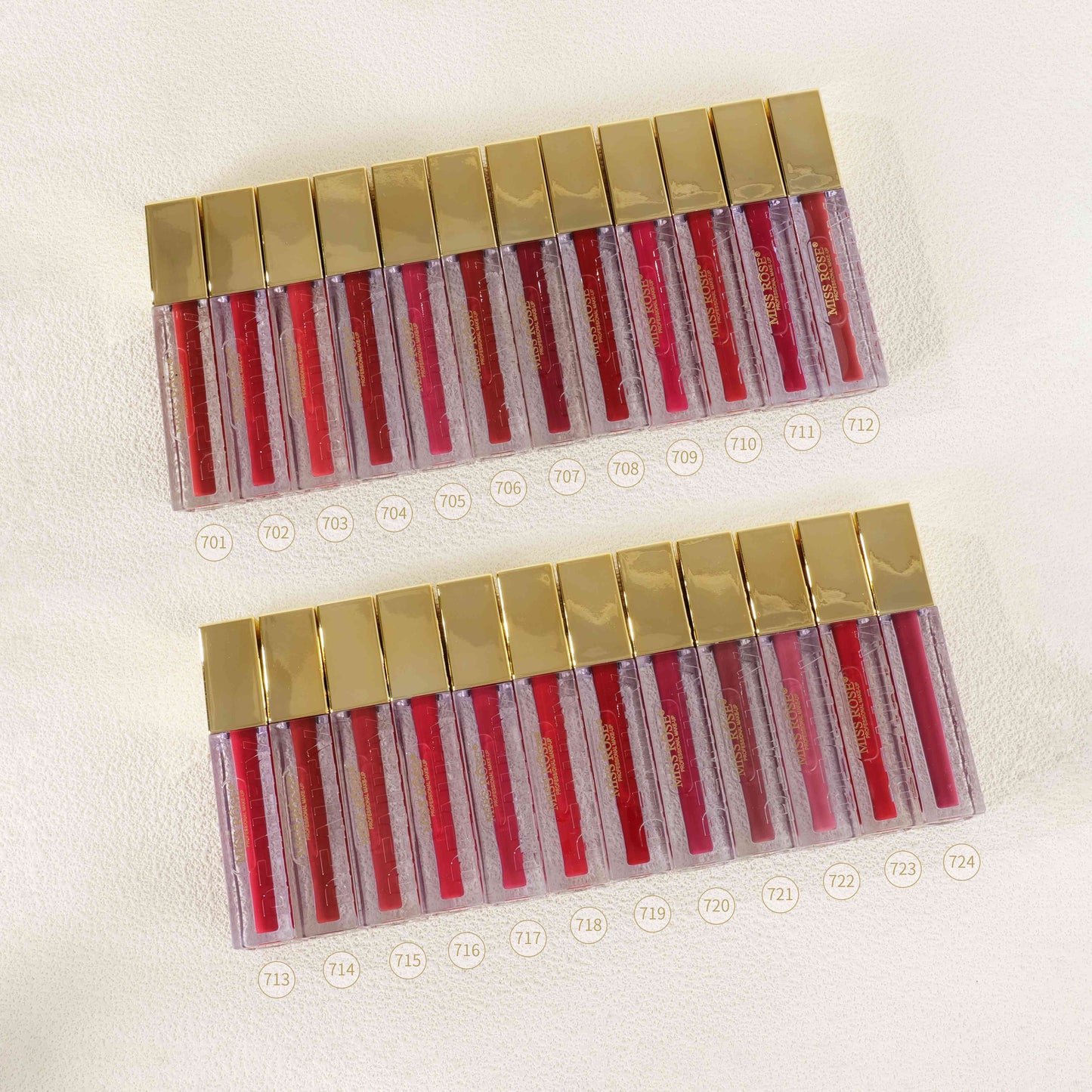 Miss Rose Dazzle Charm Lipgloss  | 7701-401X24