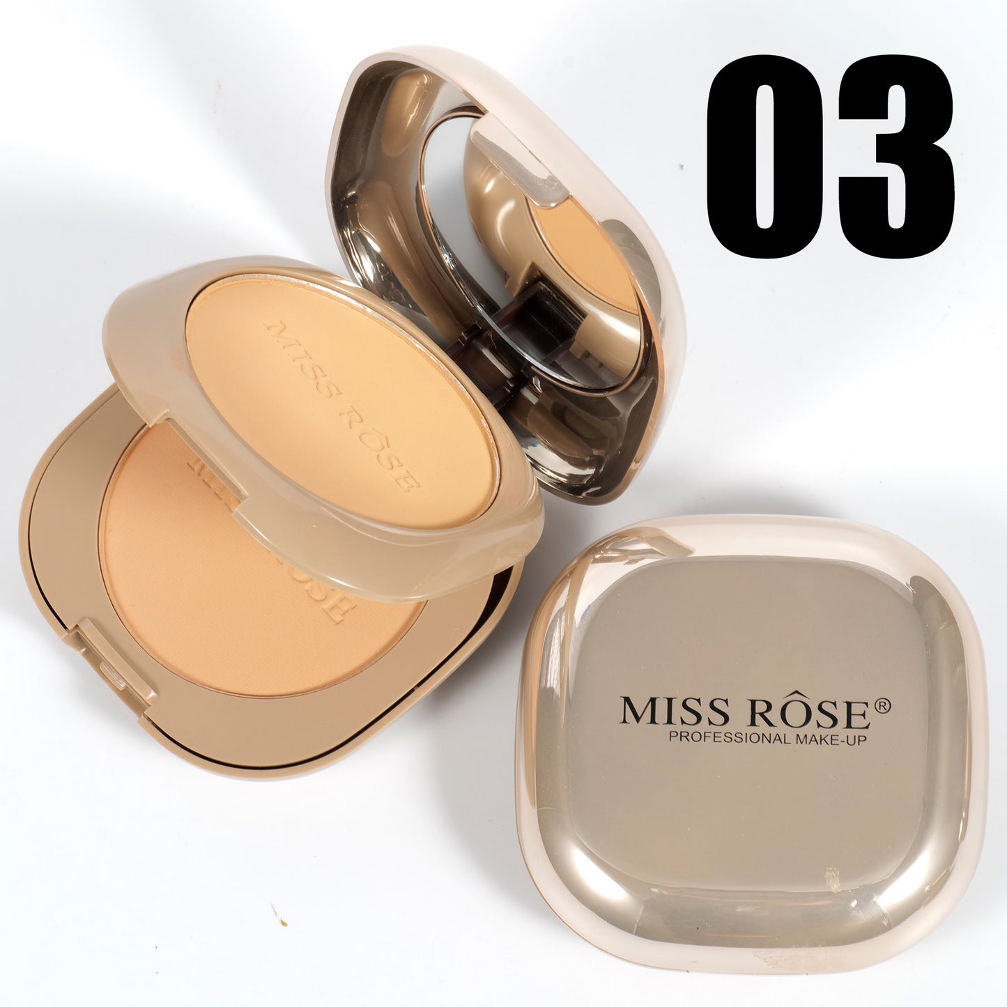 Miss Rose Metallic Mirror Compact Powder | 7003-051N