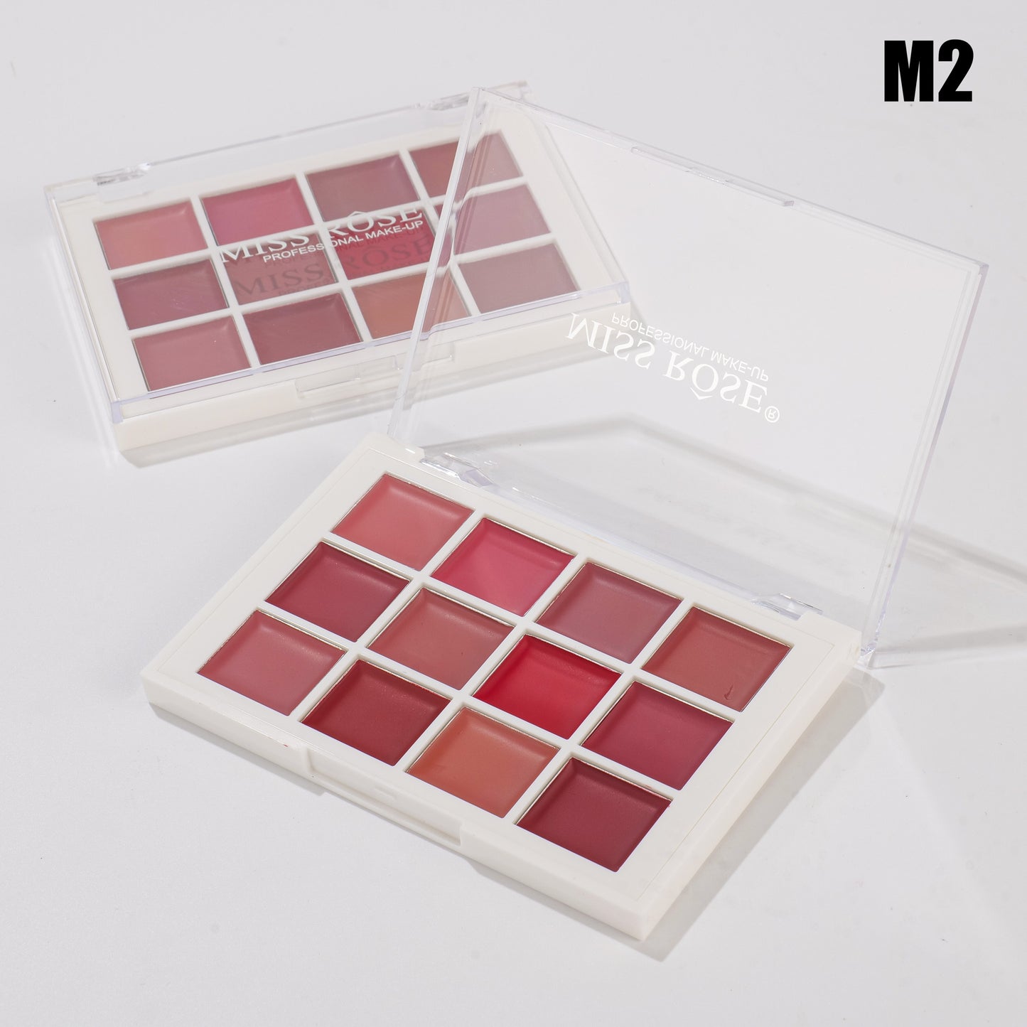 Miss Rose 12-Color Creamy Lipstick Palette | 7301-496DZ12