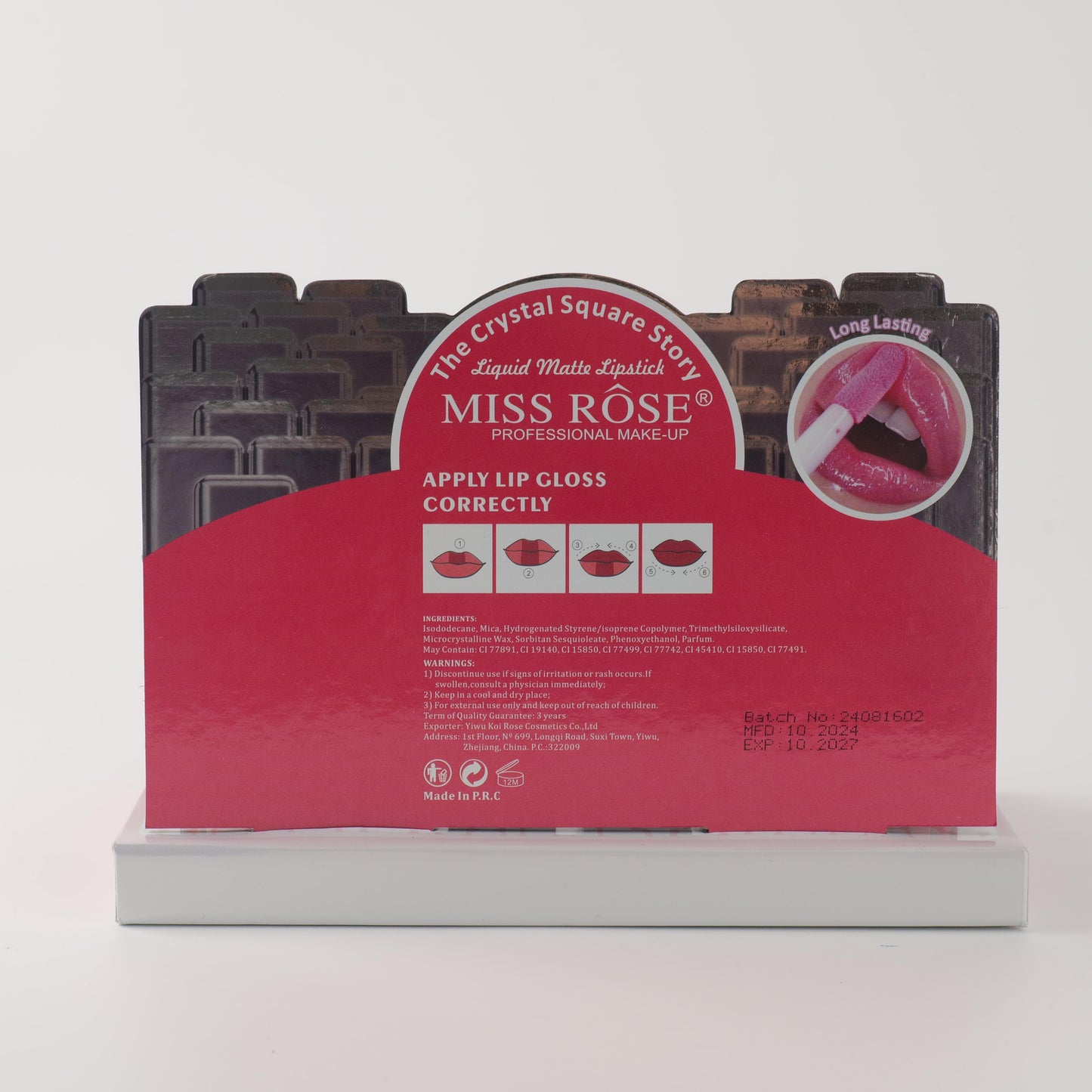 Miss Rose Matte Lipgloss | 7701-504S24
