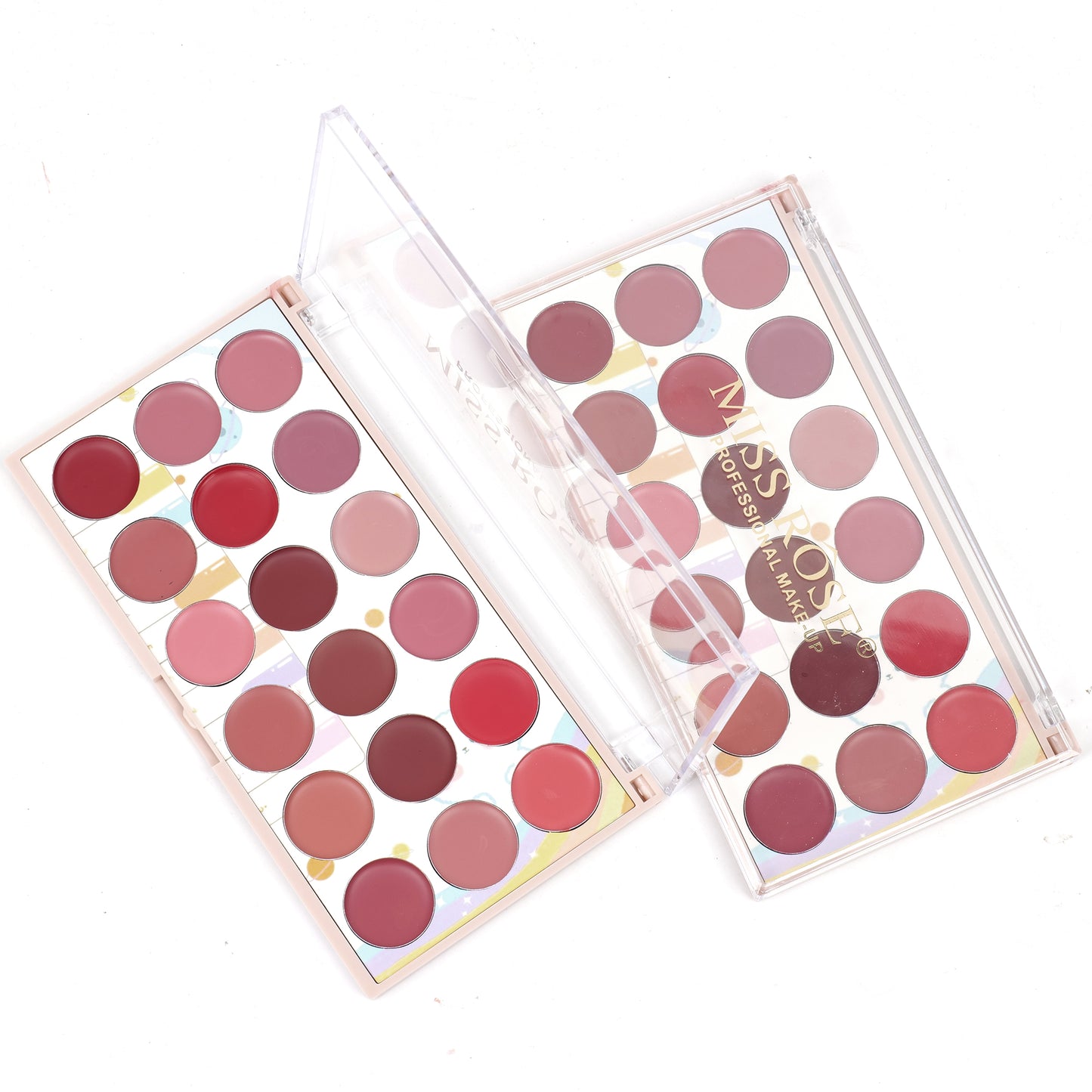 Miss Rose 18-colors Creamy Lipstick Palette | 7301-006M