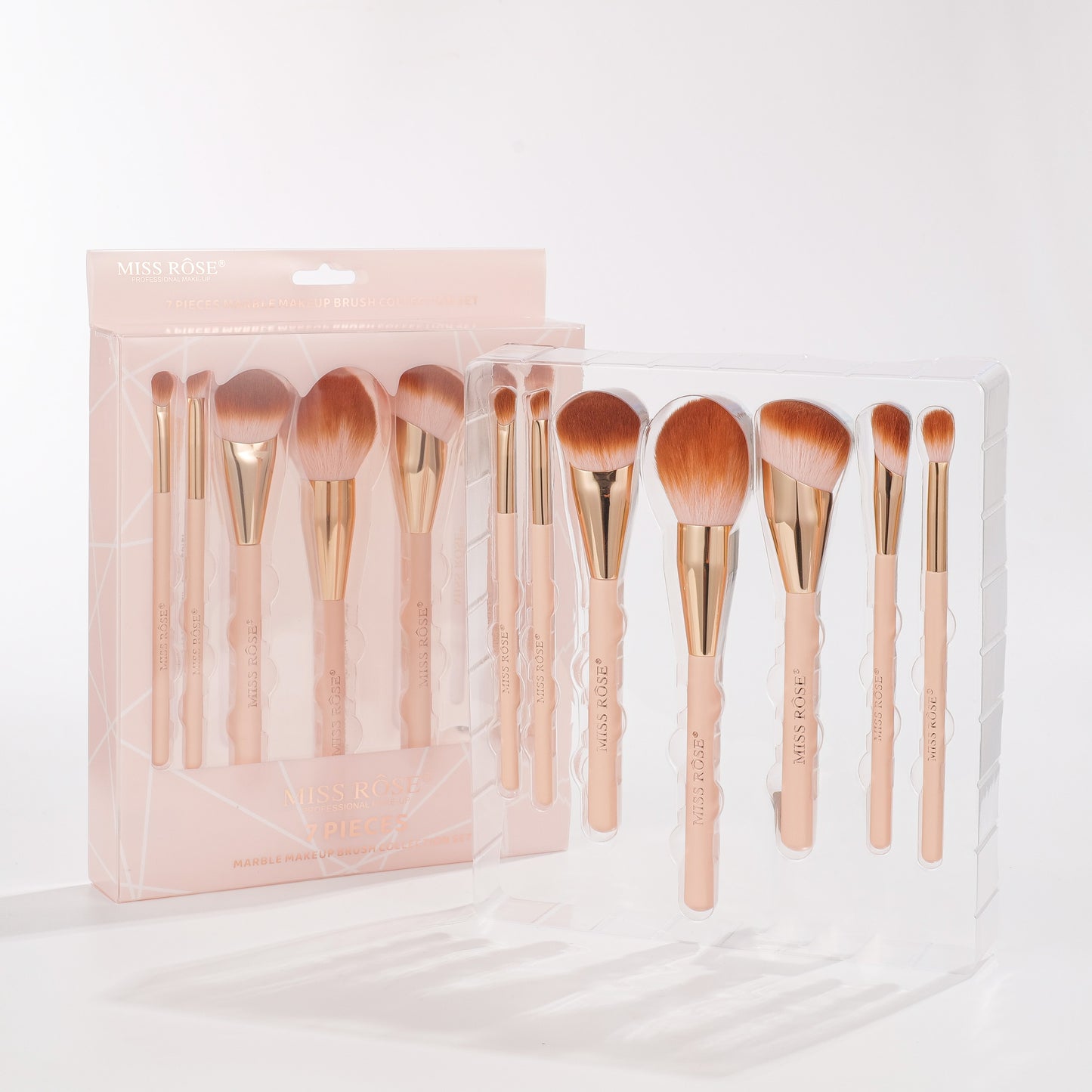 Miss Rose High Quality 7pcs Brushes Set | 7201-010M