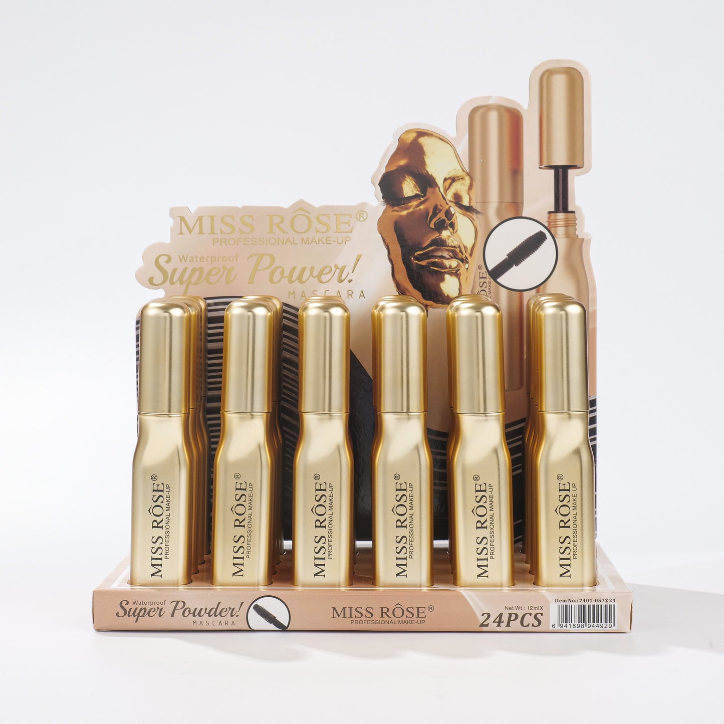 Miss Rose Waterproof Super Power Mascara | 7301-489M