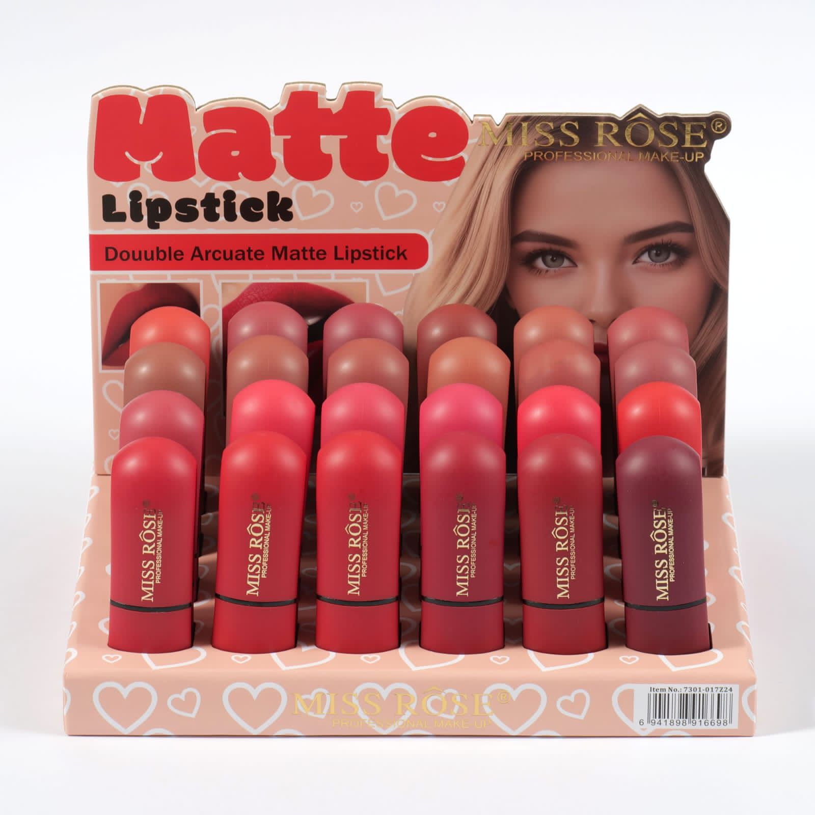 Miss Rose Matte Lipstick Set of 6 | Z24