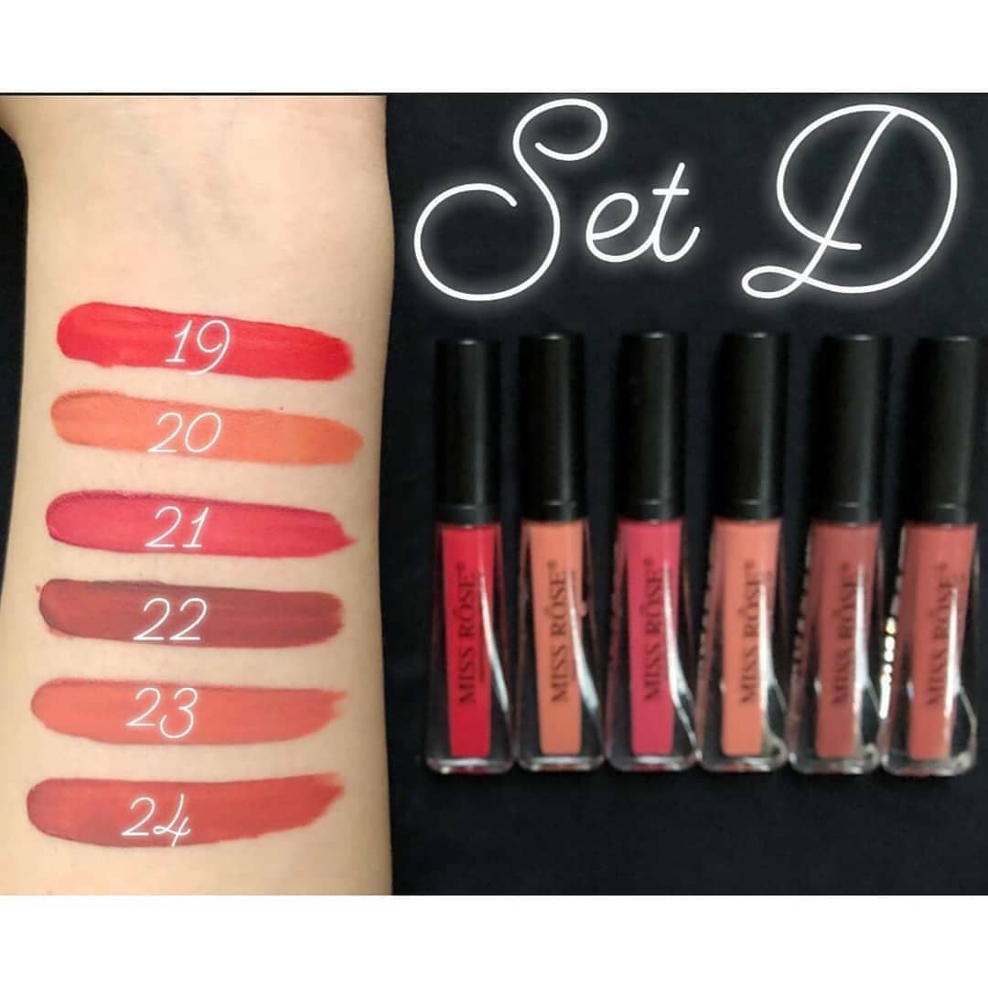 Miss Rose Trianglur Flat Lipgloss | 7701-024S