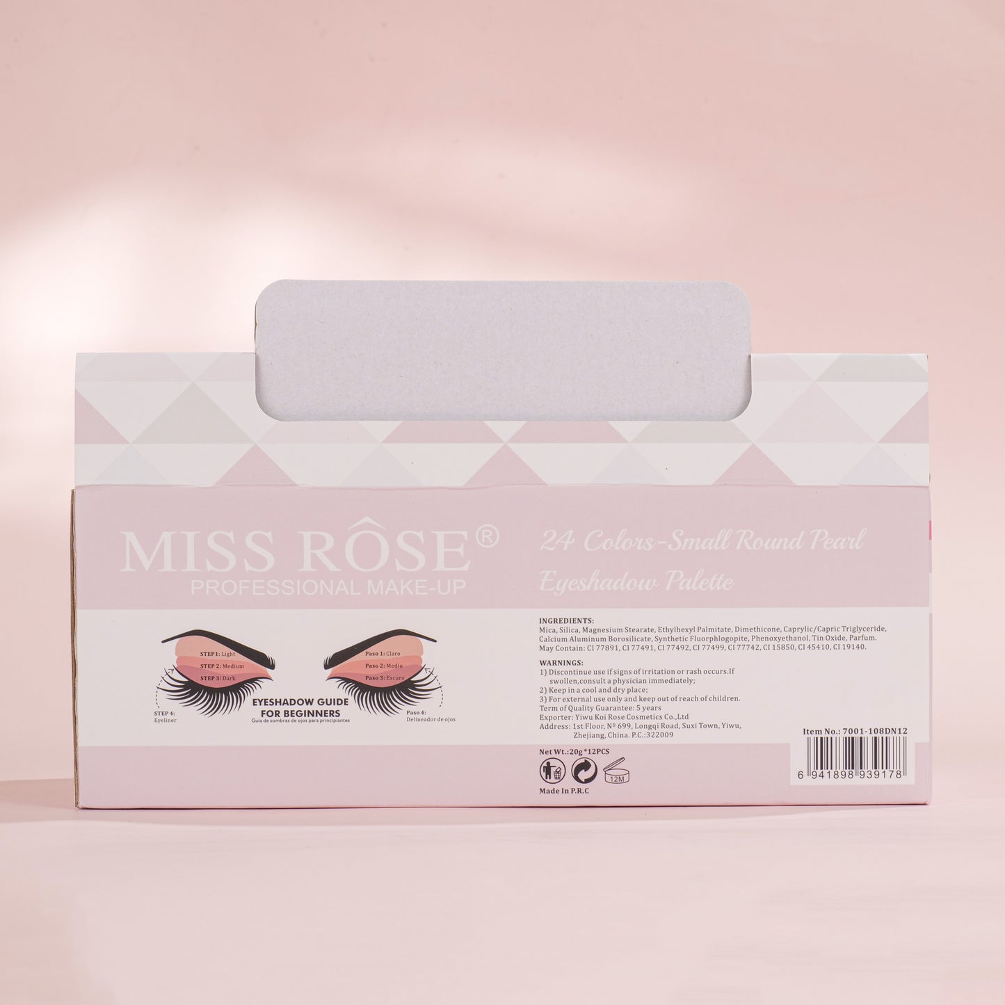 Miss Rose 24 Color Eyeshadow Palette | 7001-108DN12