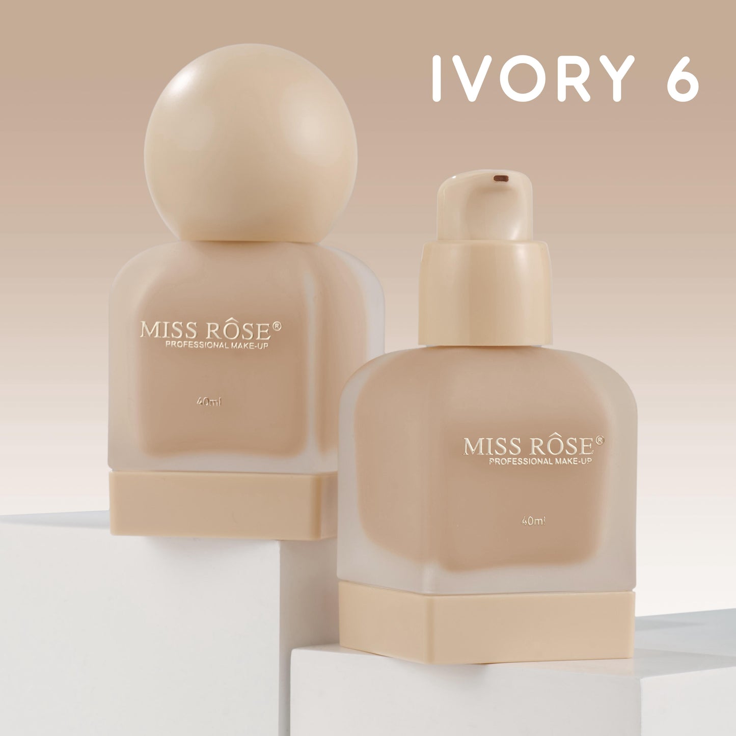 Miss Rose Perfect Fitting Skin Silky Foundation| 40ml