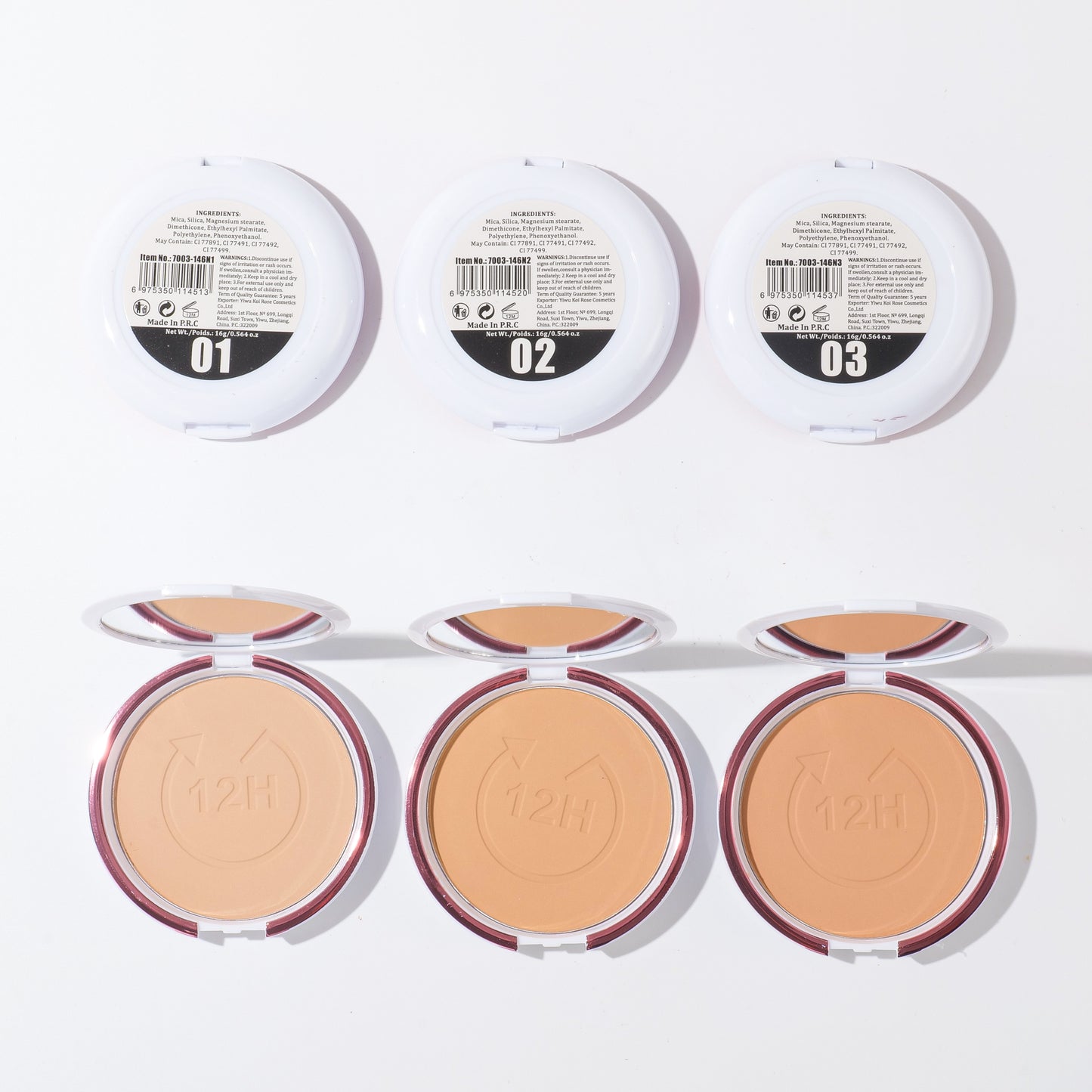 Miss Rose 3D Whitening Compact Powder | 7003-146N