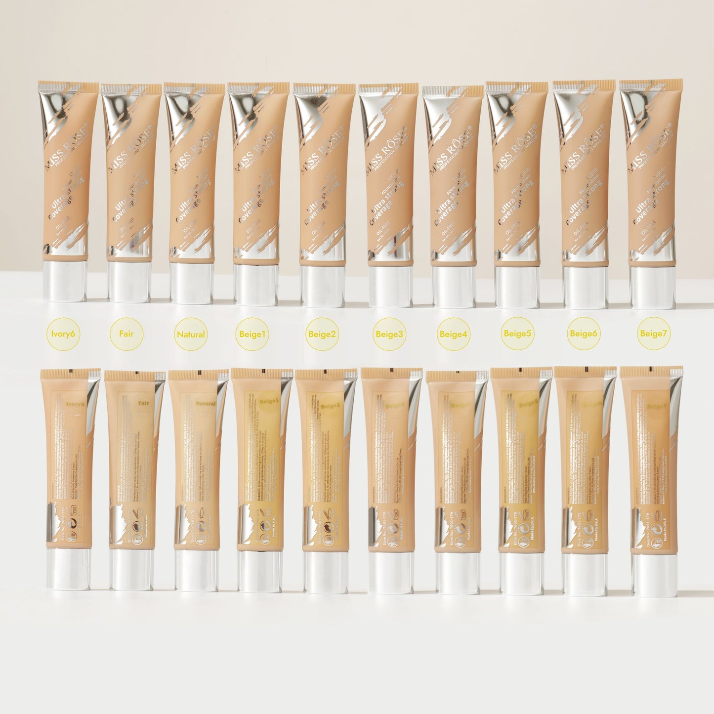 Miss Rose Ultra Coverage Foundation | 7601-170N