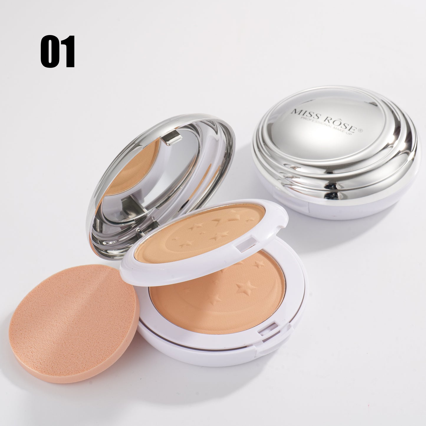 Miss Rose Moon & Back Compact  Powder | 7003-036N