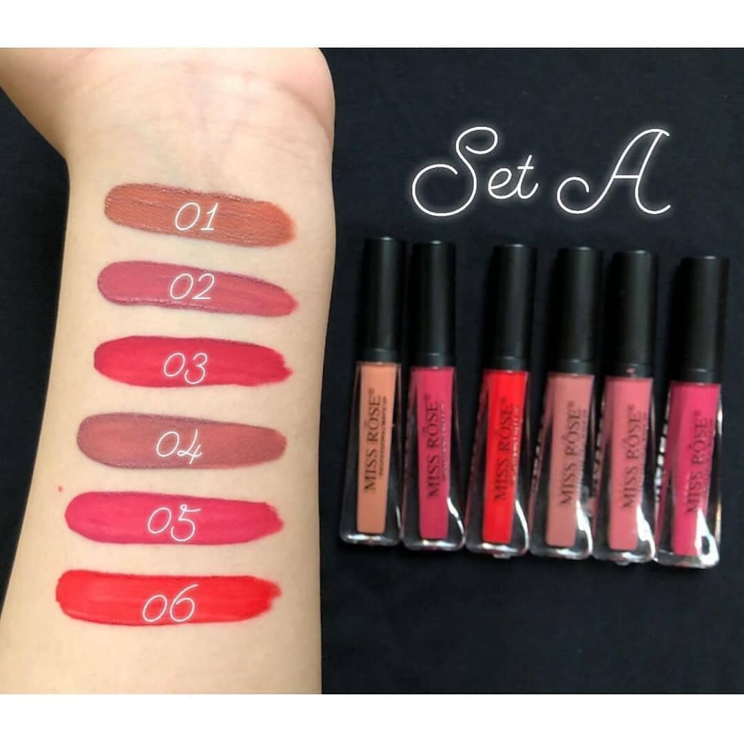 Miss Rose Trianglur Flat Lipgloss | 7701-024S