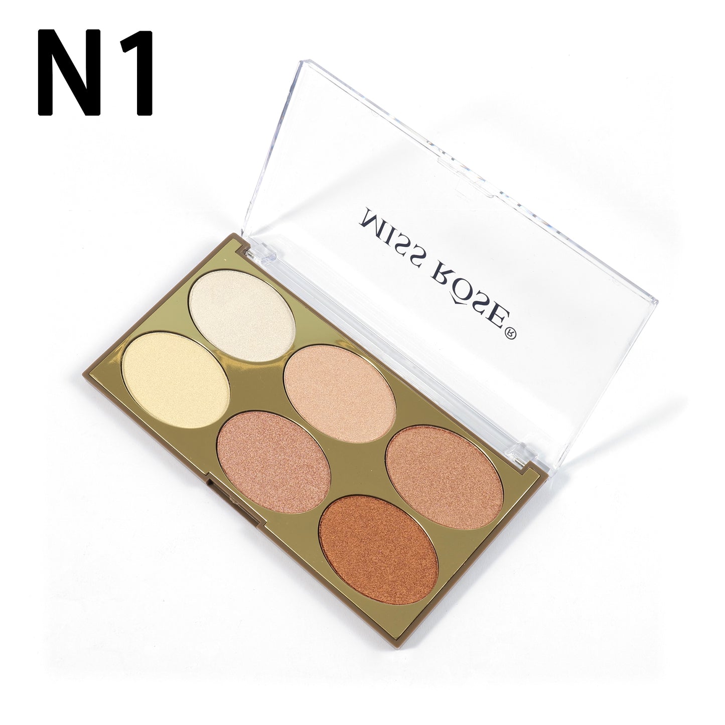 Miss Rose Gilded 6 Color Highlighter Palette | 7003-055N