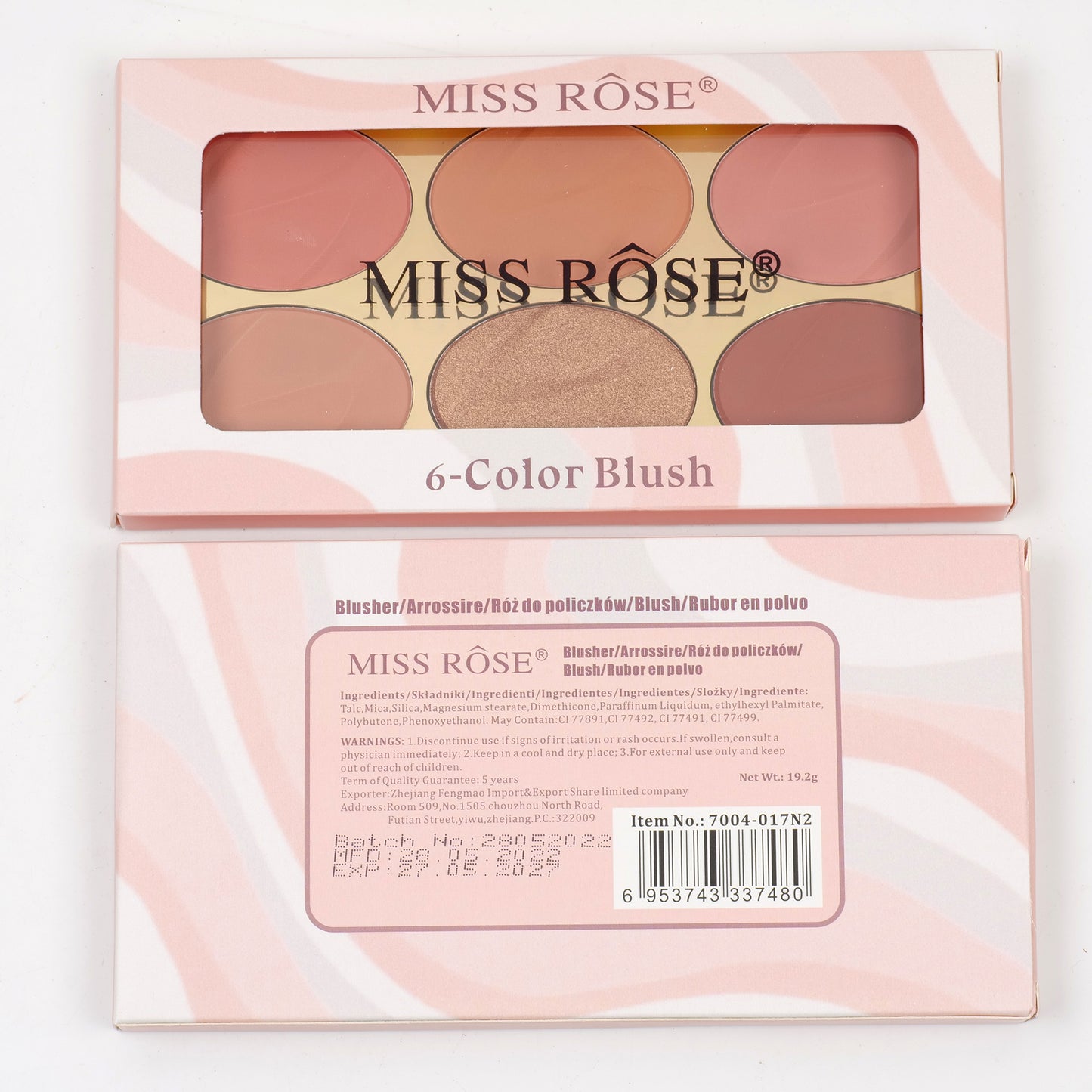 Miss Rose 6-Color Blush | 7004-017N2