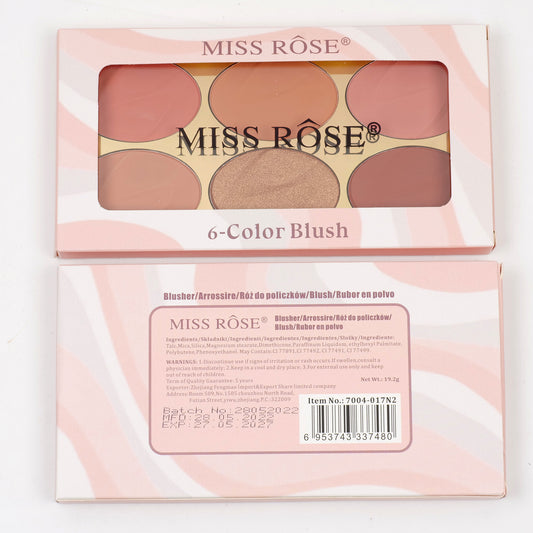 Miss Rose 6-Color Blush | 7004-017N2
