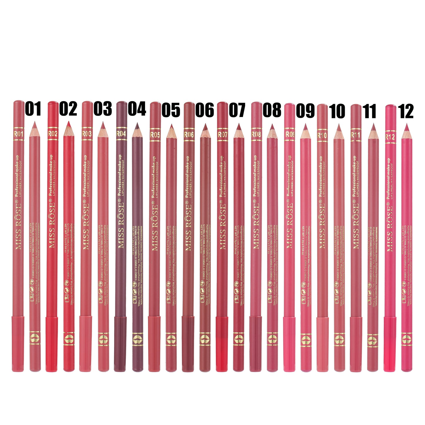 Miss Rose High Quality Lip Liner Pencil | 7101-014Z1