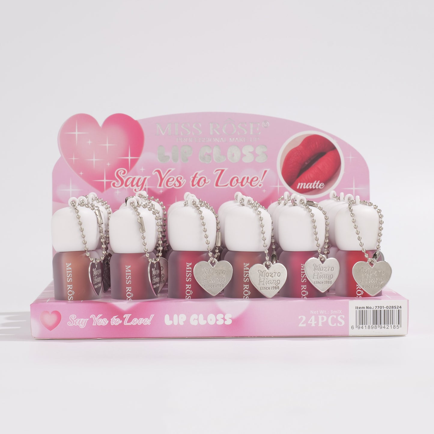Miss Rose Say Yes To Love Lipgloss | 7701-028S24
