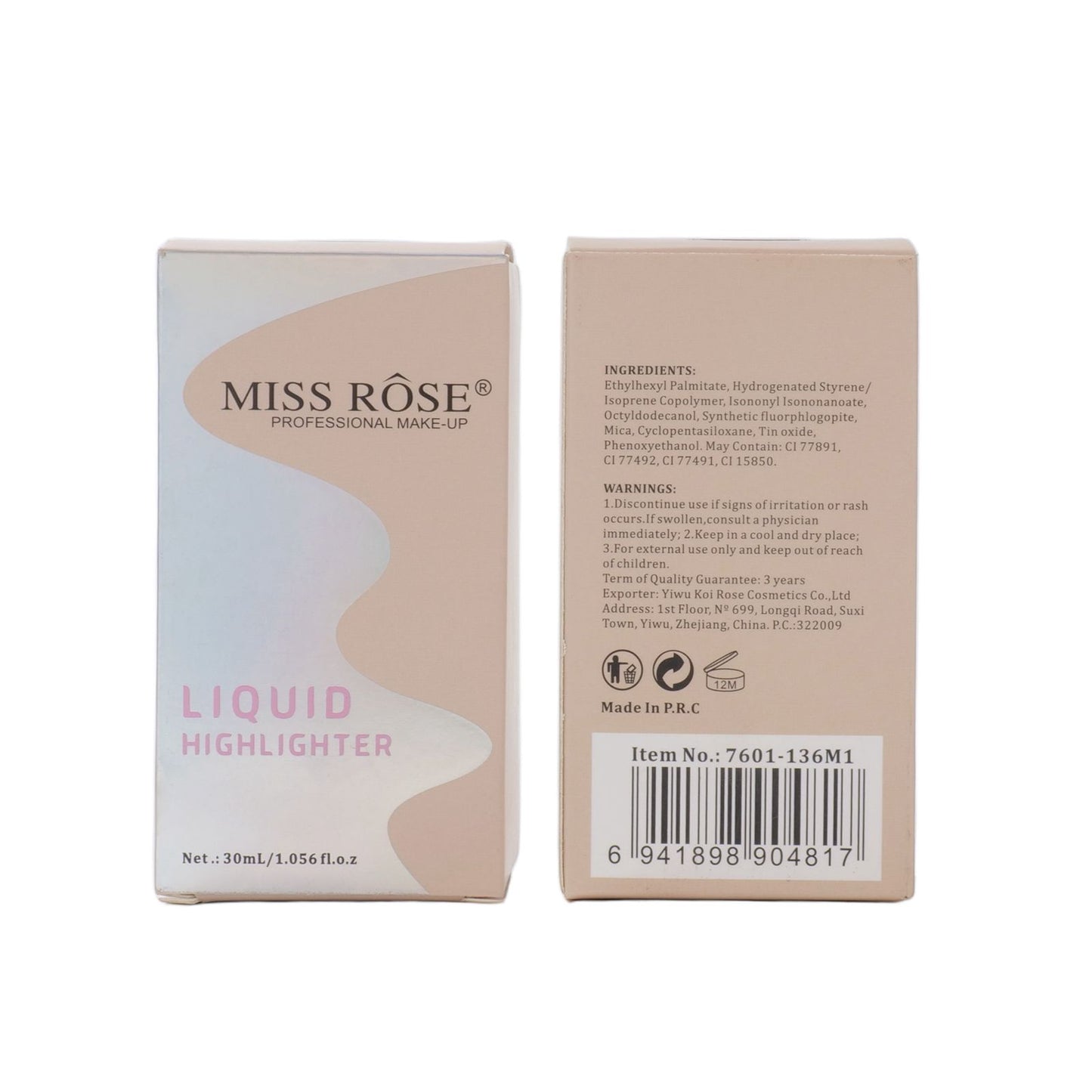 Miss Rose Liquid Highlighter | 30ml
