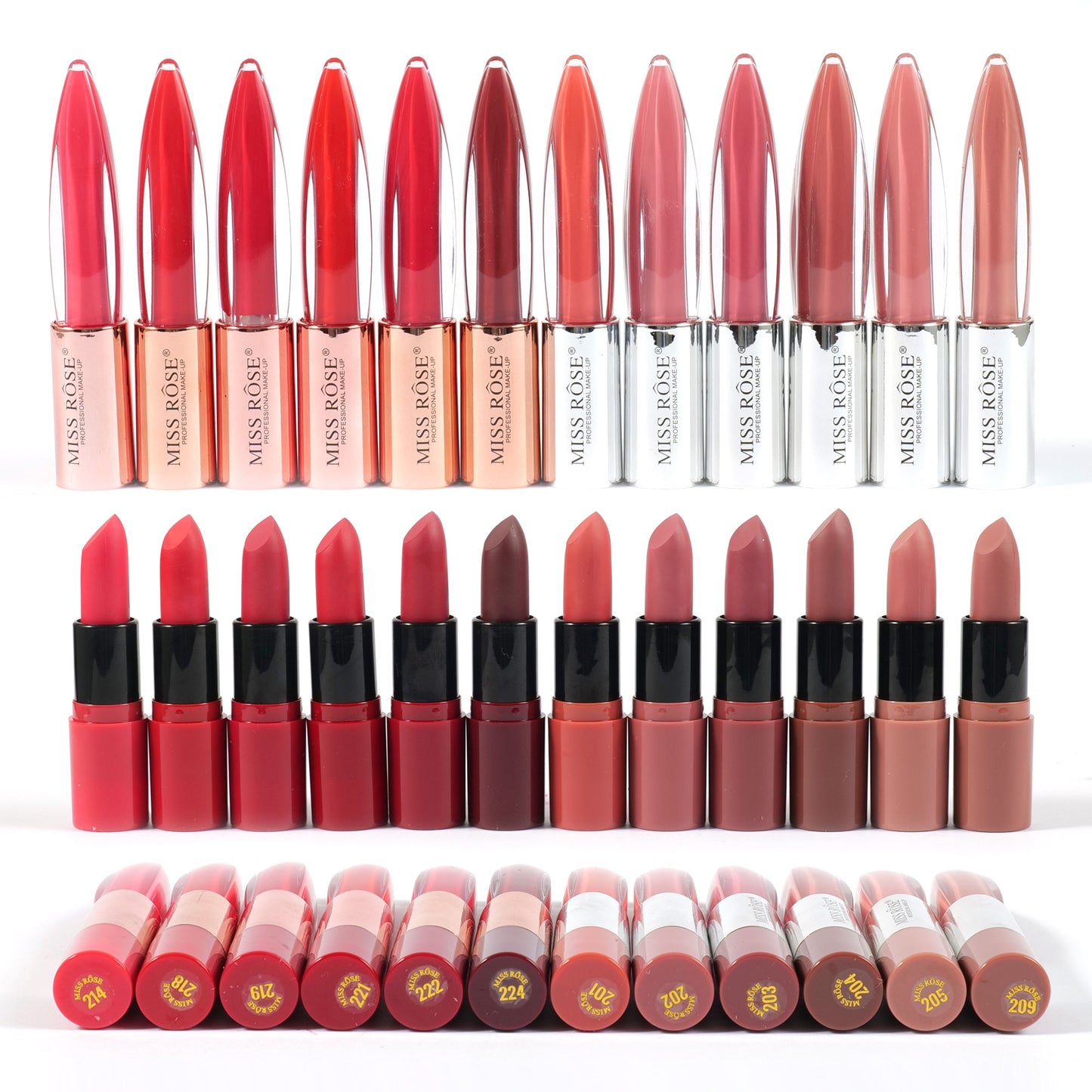 Miss Rose 2in1 Lipstick + Lipgloss  | 7102-006H48