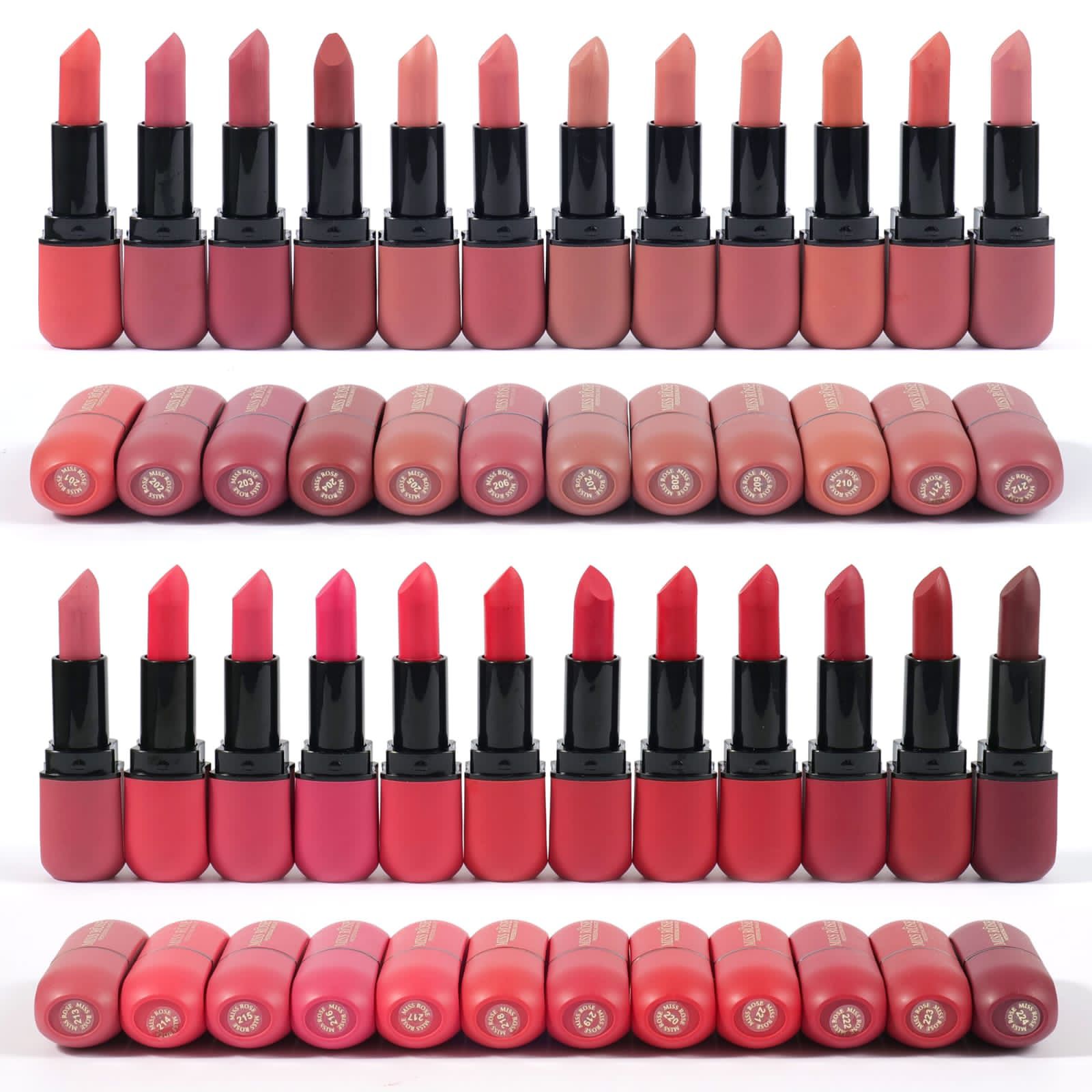 Miss Rose Matte Lipstick Set of 6 | Z24
