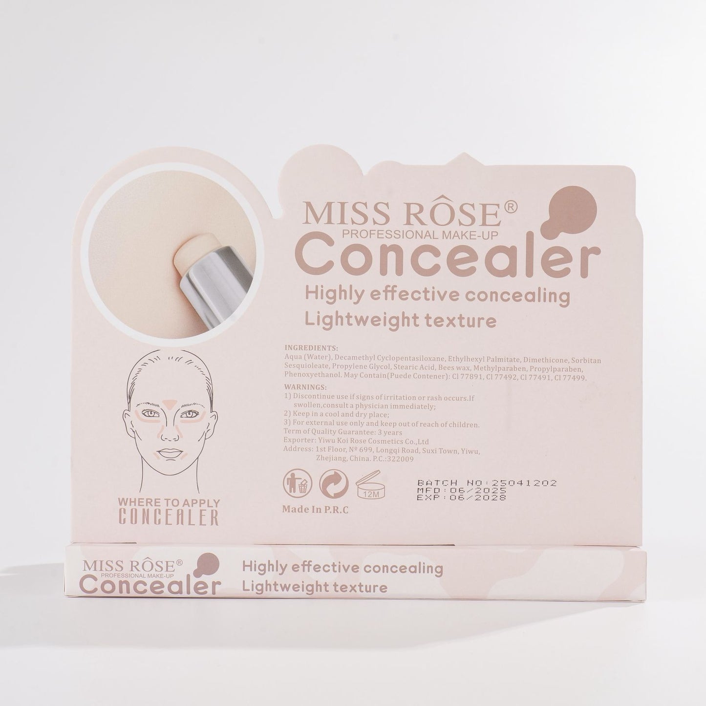 Miss Rose High Concealing Concealer Stick | 7601-183N24