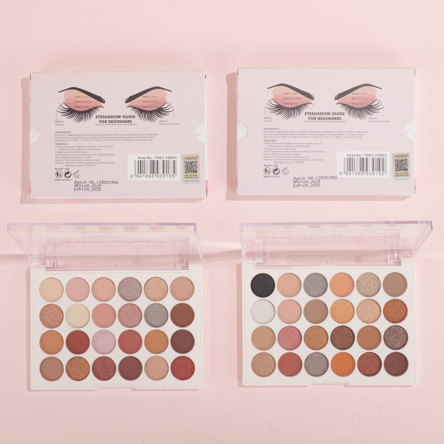 Miss Rose 24 Color Eyeshadow Palette | 7001-108DN12