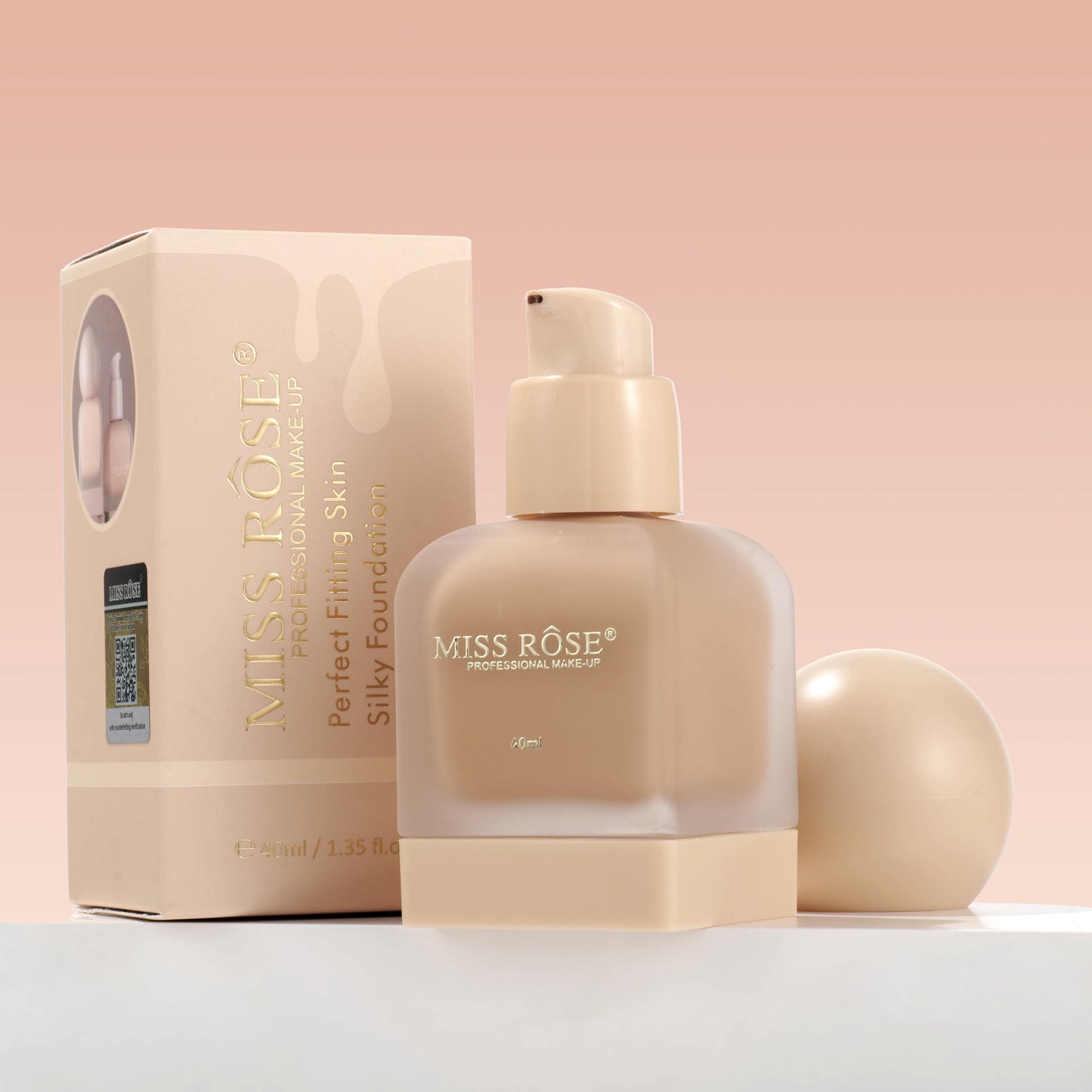 Miss Rose Perfect Fitting Skin Silky Foundation| 40ml