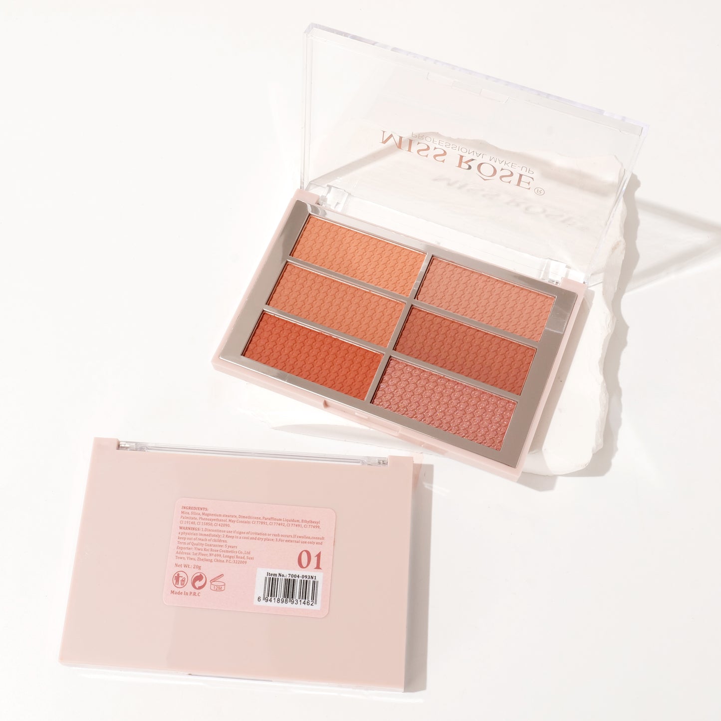 Miss Rose 6 Color Blusher | 7004-093DN24