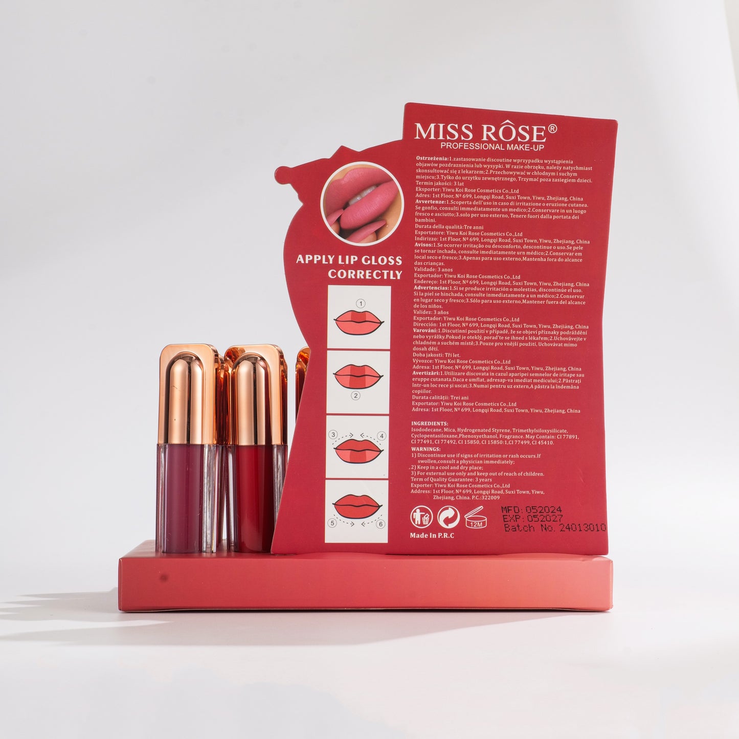 Miss Rose Matte Lipgloss | 7701-391X24