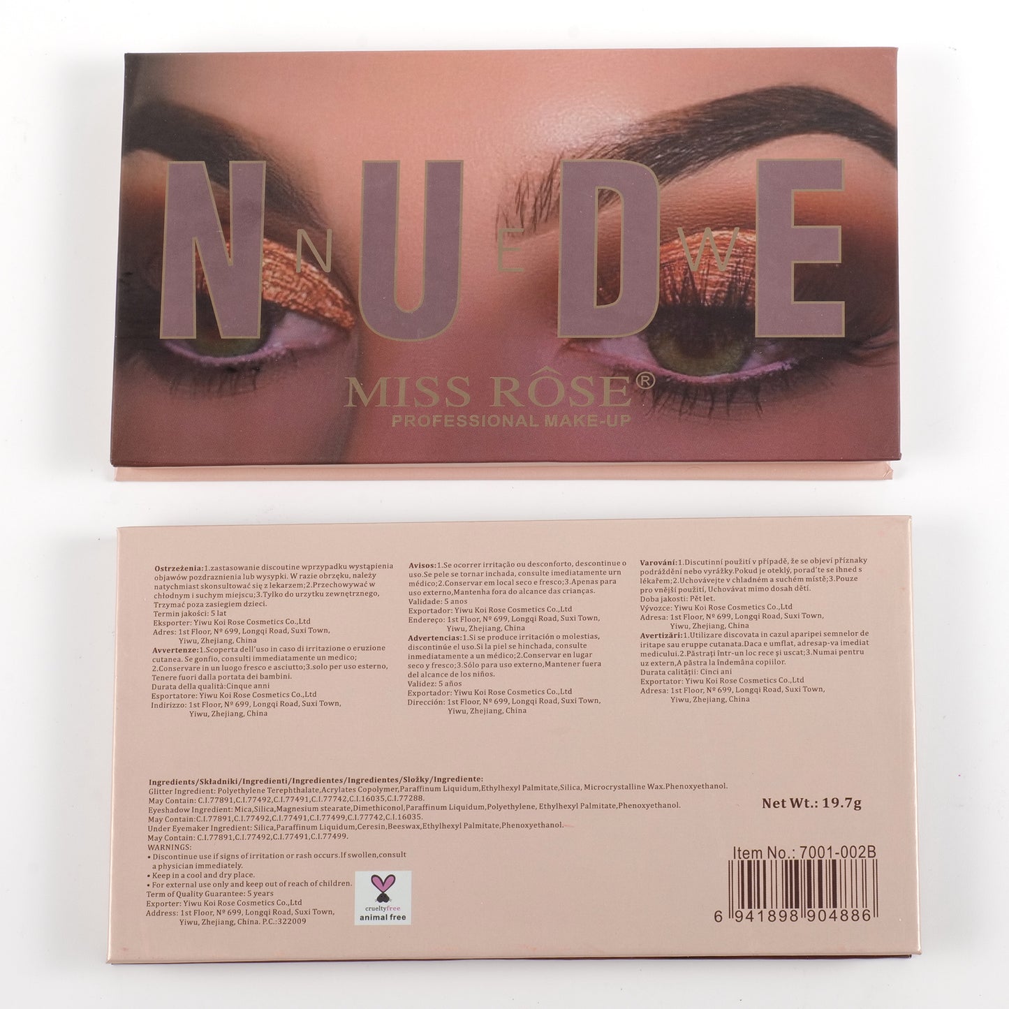 Miss Rose Nude Eyeshadow Palette | 7001-002B