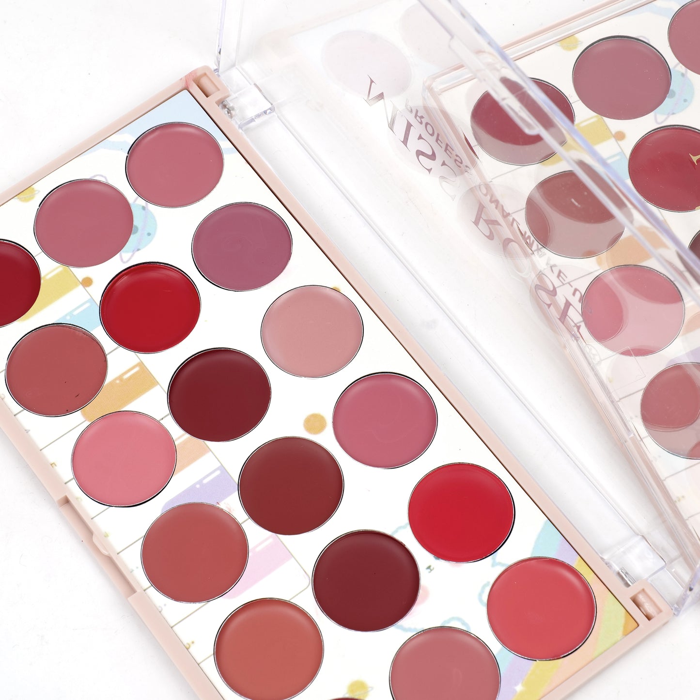 Miss Rose 18-colors Creamy Lipstick Palette | 7301-006M