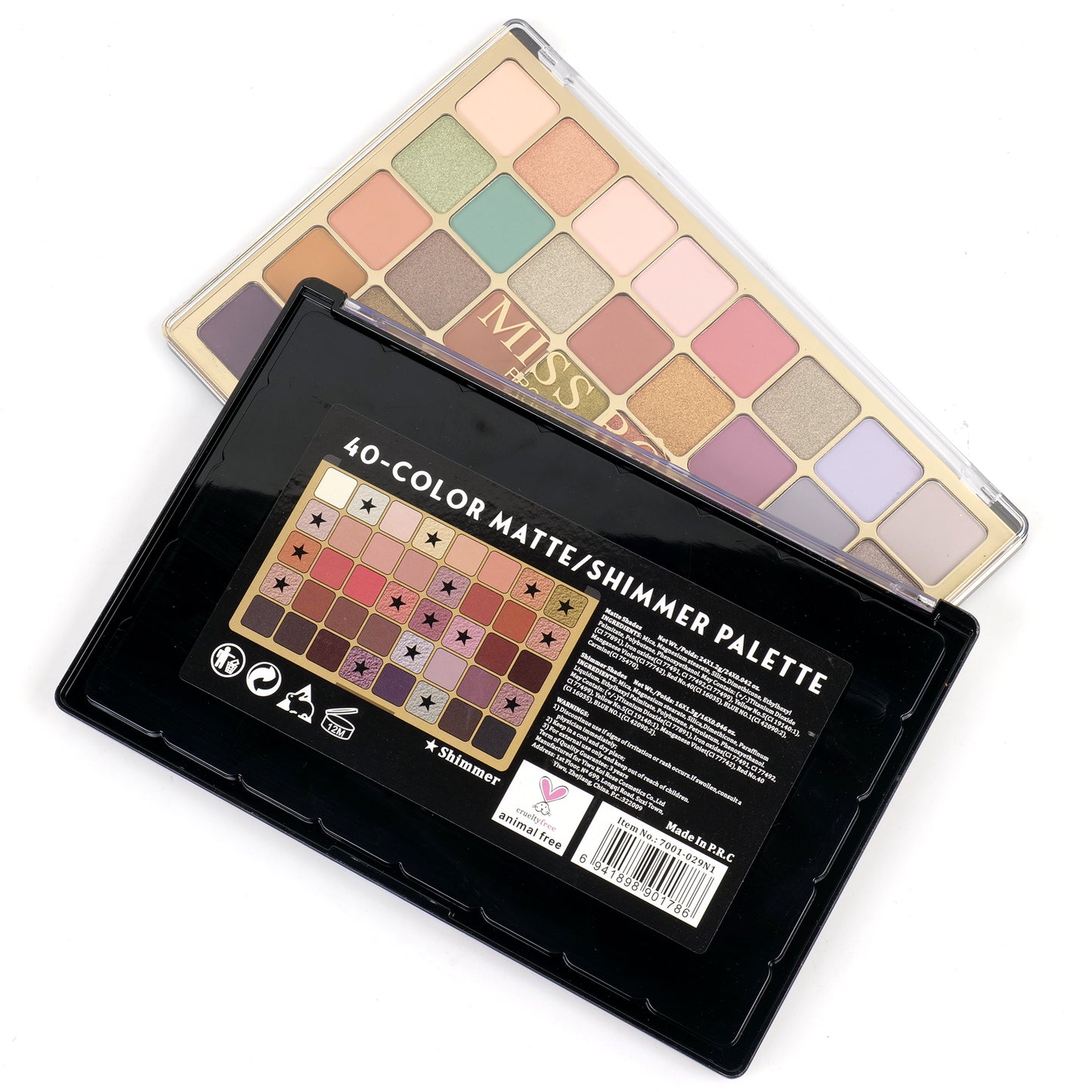 Miss Rose 40 Color Eyeshadow Palette | 7001-029N