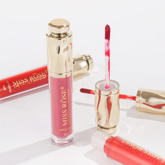 Miss Rose Diamond Capped Longlasting Lipgloss Set | 7701-011S24