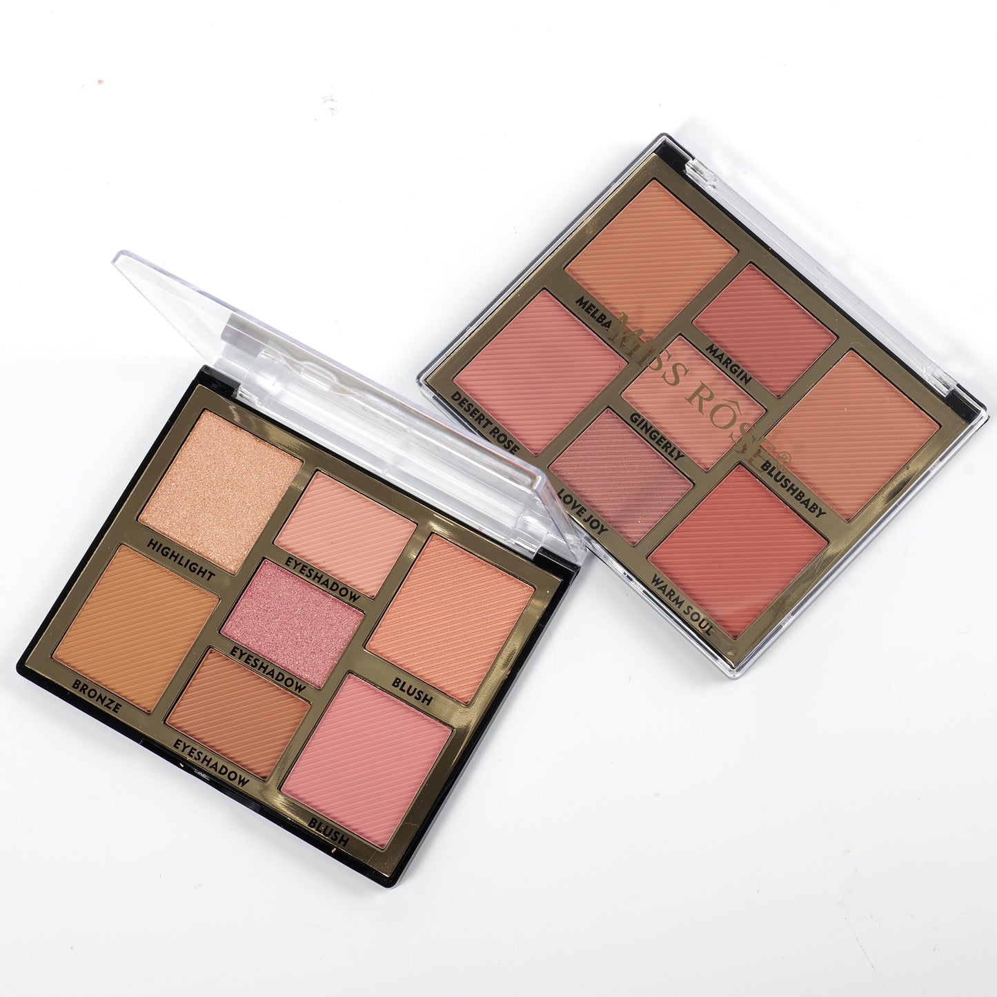 Miss Rose 7 Color make up kit, 3-color eyeshadow 2 -color blush 1-color highlight 1-color bronze | 7004-021N1